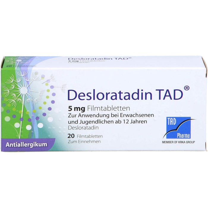 Desloratadin TAD 5 mg Filmtabletten, 20 St. Tabletten