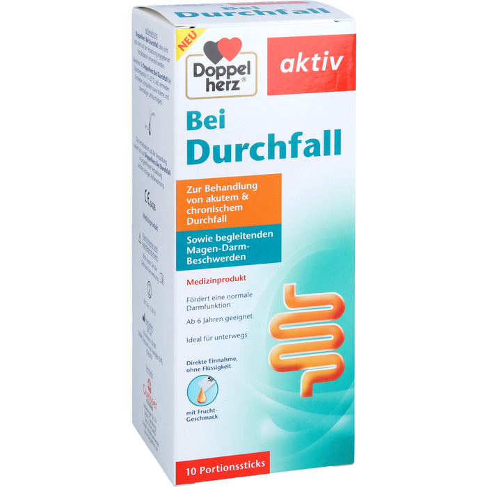 Doppelherz Lösung bei Durchfall, 10 pcs. Sticks