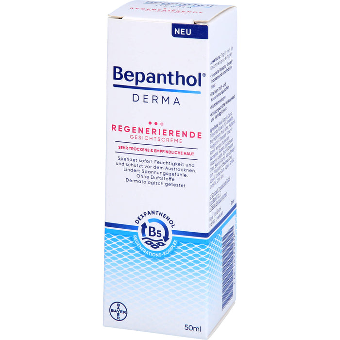 Bepanthol Derma Regenerierende Gesichtscreme, 50 ml Cream