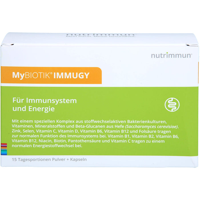 MyBIOTIK IMMUGY KOMBIPACKUNG 15 x 2 g + 30 Kapsel, 1 St KPG