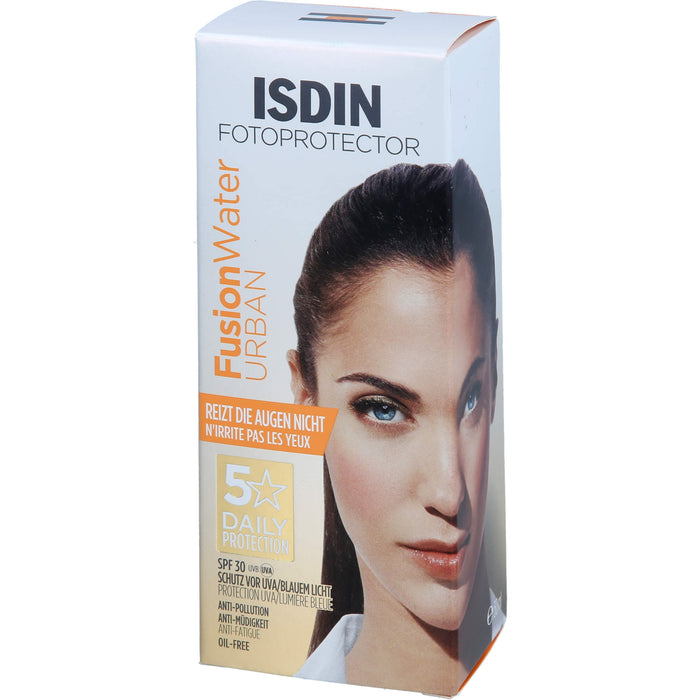 ISDIN Fotoprotector Fusion Water Urban LSF 30 zum Schutz und zur Pflege der Haut, 50 ml Crème