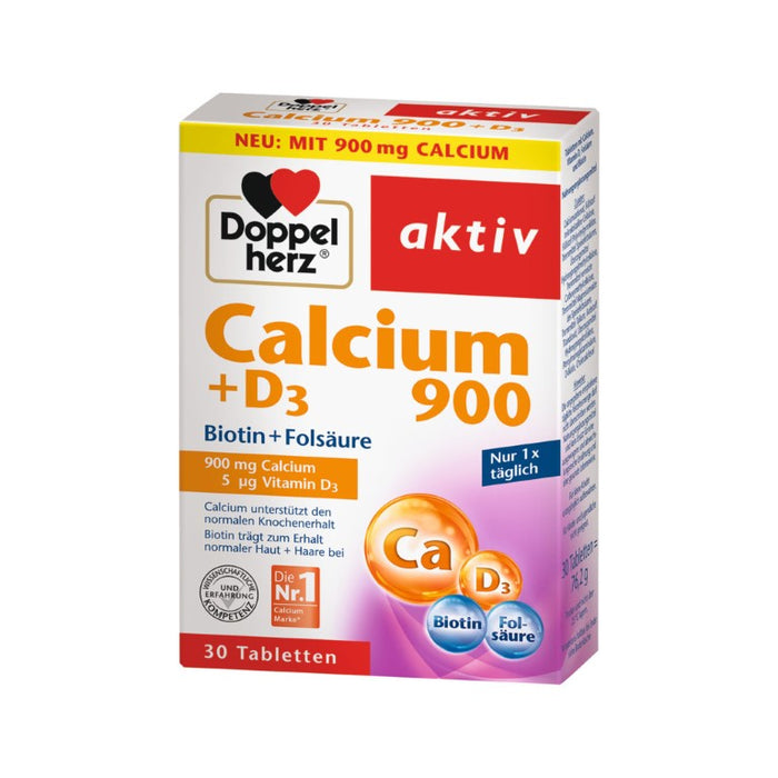 Doppelherz Calcium 900+d3, 30 St TAB