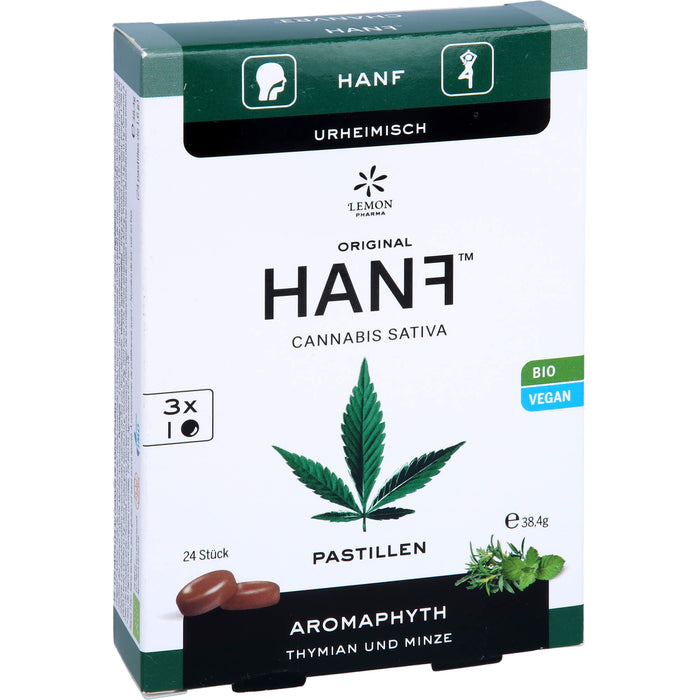 HANF BIO PASTILLEN THYMIAN+MINZE, 24 St PAS