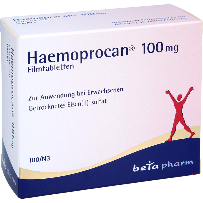 Haemoprocan 100mg Fta, 100 St FTA