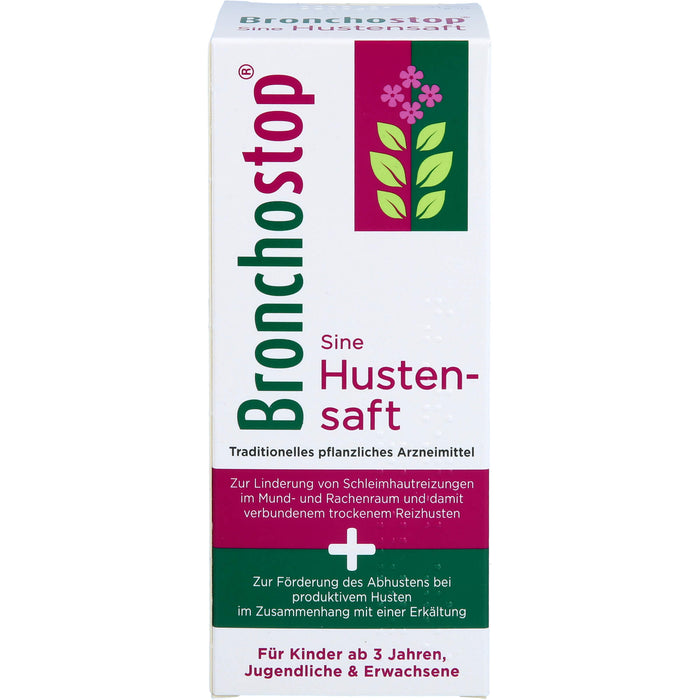 Bronchstop Sine Hustensaft, 200 ml Solution