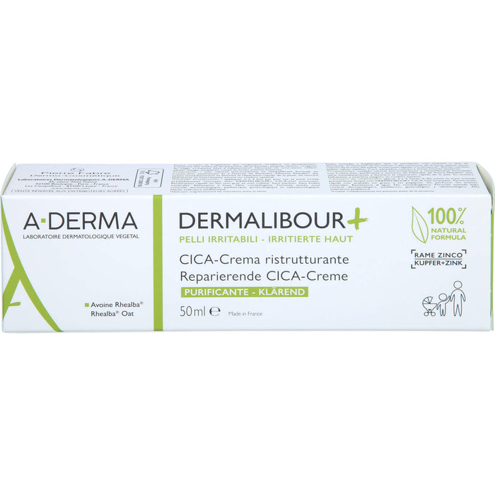 A-DERMA DERMALIBOUR+ CICA-Creme reparierend, 50 ml CRE