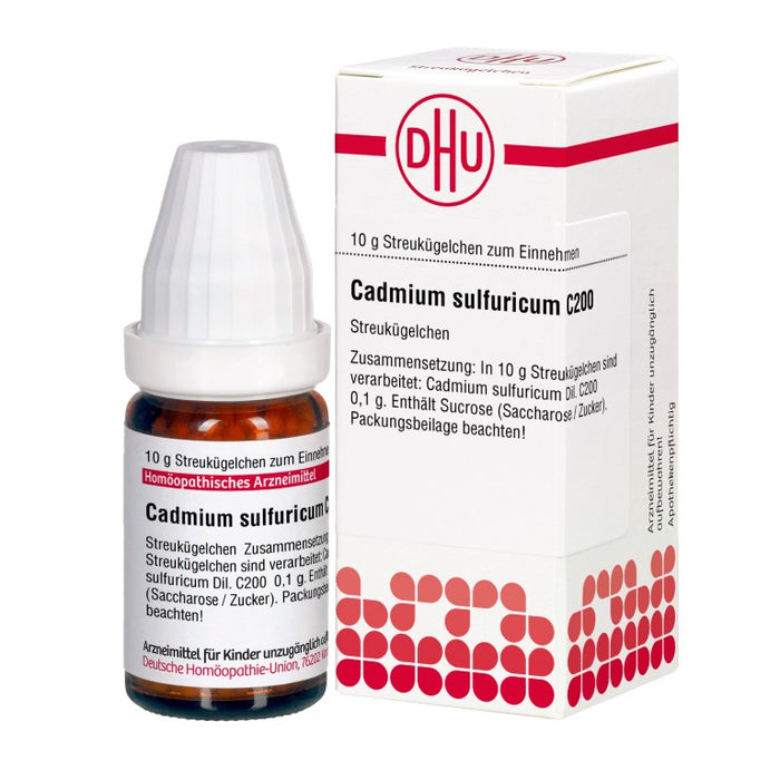 Cadmium sulfuricum C200 DHU Globuli, 10 g GLO