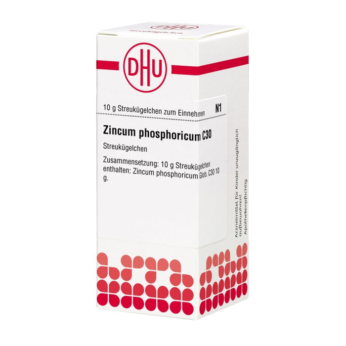 Zincum phosphoricum C30 DHU Globuli, 10 g GLO