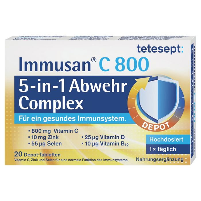 tetesept Immusan C 800 5-in-1 Abwehr Complex, 20 St TAB