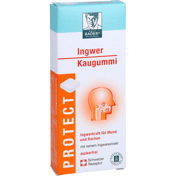 Baders Protect Gum Ingwer, 20 St KGU