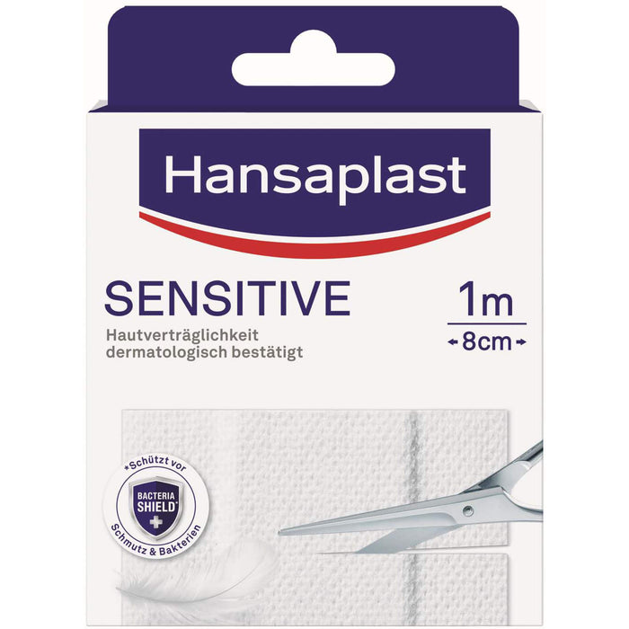 Hansaplast Sensitive Pflaster Hypoallergen 1mx8cm, 1 St. Pflaster