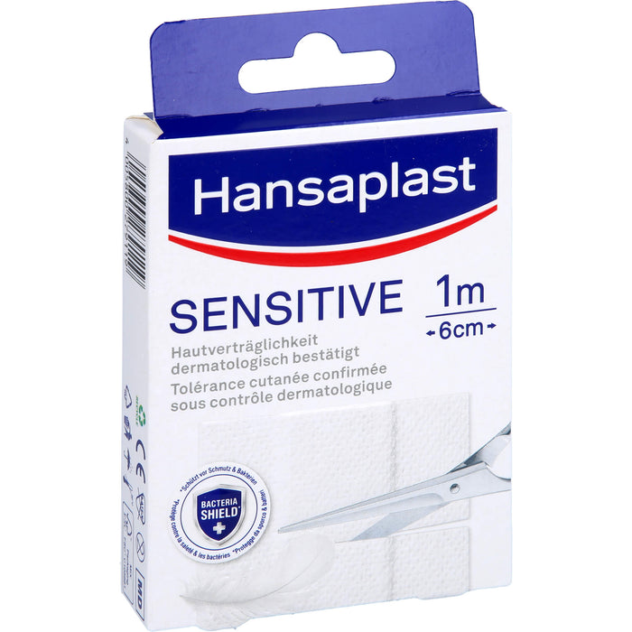 Hansaplast Sensitive Pflaster Hypoallergen 1mx6cm, 1 pc Pansement