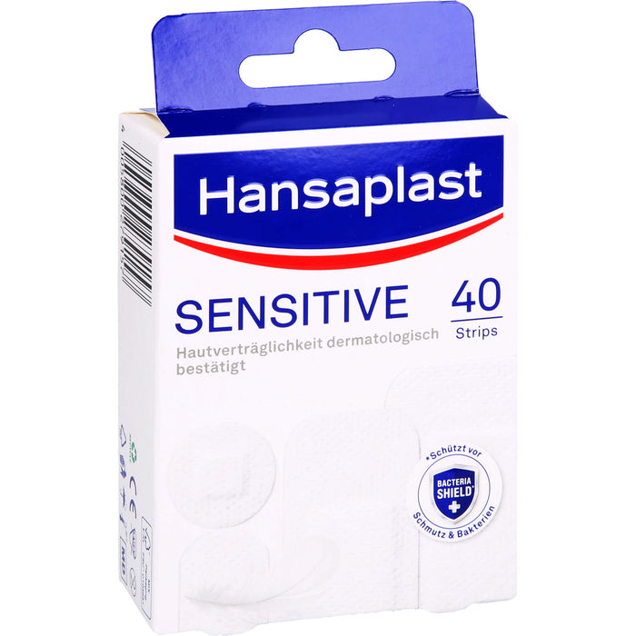 Hansaplast Sensitive Pflaster Hypoallergen 40 Str, 40 pc Pansement