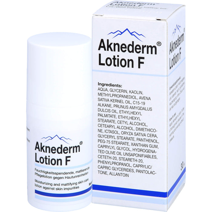 Aknederm Lotion F gegen Hautunreinheiten, 30 ml Lotion