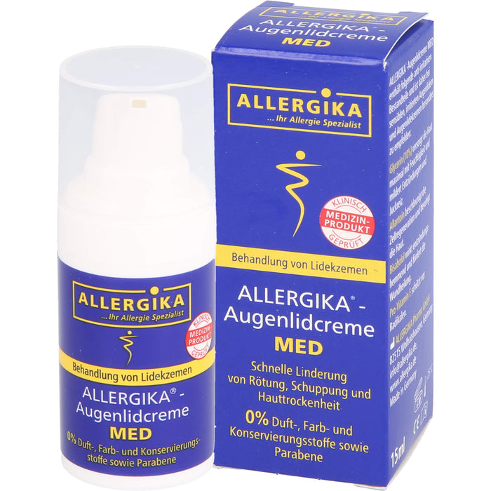 ALLERGIKA Augenlidcreme Med, 15 ml Cream