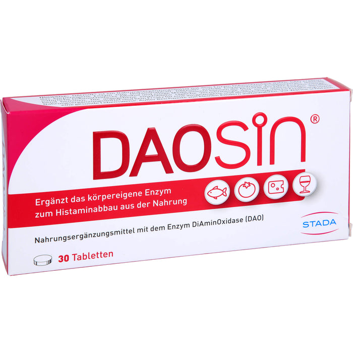 DAOSiN Tabletten zur Unterstützung des Histaminabbaus, 30 pcs. Tablets