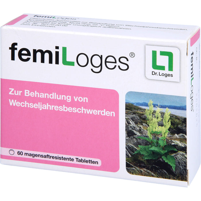 femiLoges Tabletten bei Wechseljahresbeschwerden, 60 pcs. Tablets