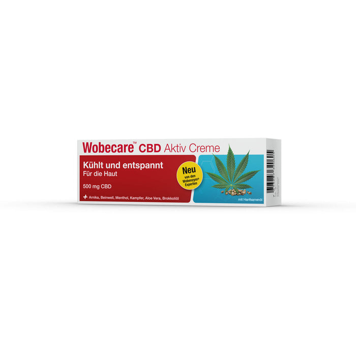 Wobecare CBD Aktiv Creme, 100 ml Creme