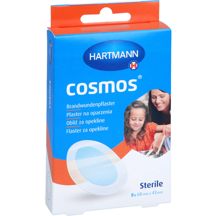 HARTMANN Cosmos sterile Brandwundenpflaster 68 x 43 mm, 8 St. Pflaster