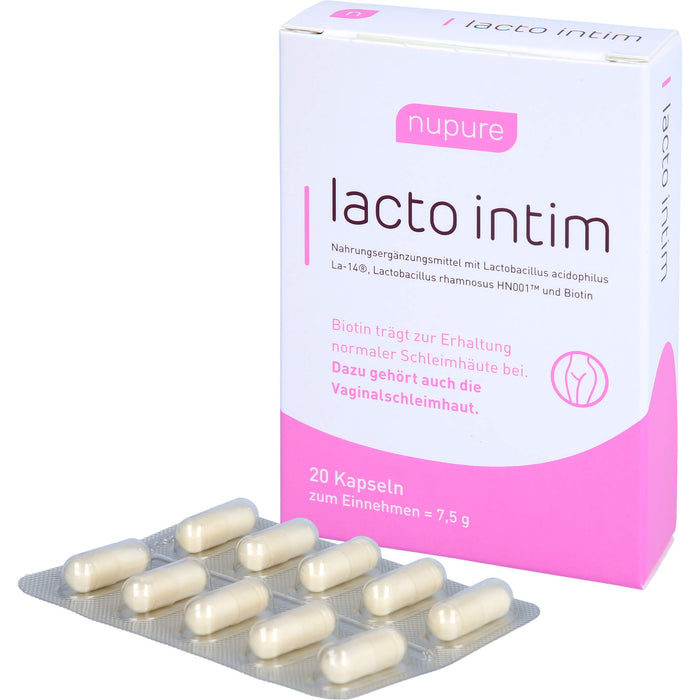 lacto intim - oral Probiotikum bei bakt. Vaginose, 20 St KMR