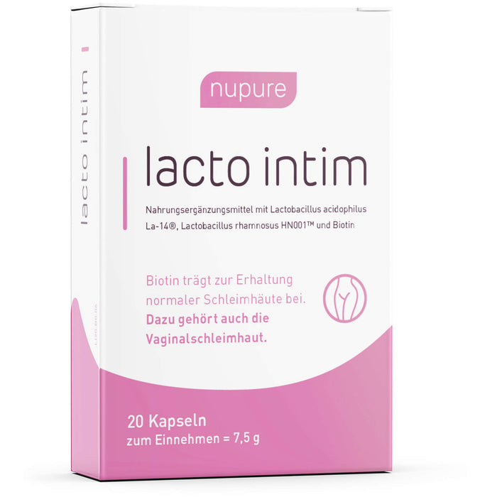 lacto intim - oral Probiotikum bei bakt. Vaginose, 20 St KMR