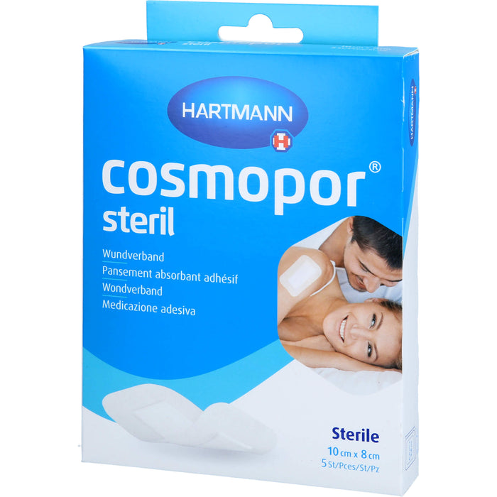 Cosmopor steril Wundverband 10 cm x 8 cm OTC, 5 St PFL