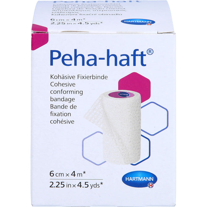 Peha Haft Fixierbinde latexfrei 6 cm x 4 m OTC, 1 pc Bandage