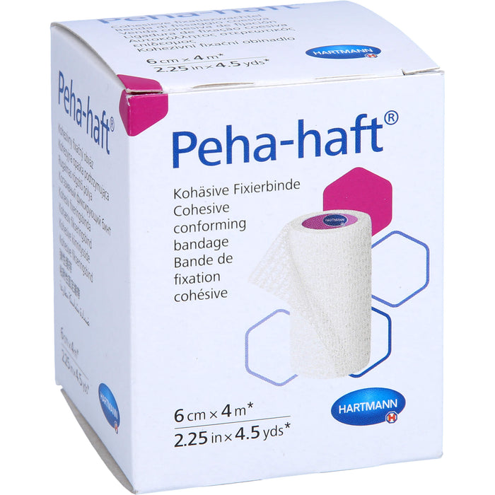 Peha Haft Fixierbinde latexfrei 6 cm x 4 m OTC, 1 St. Binde