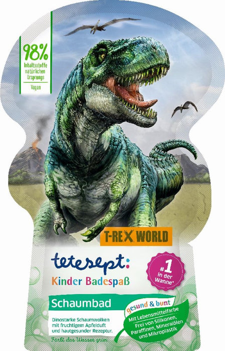 tetesept Kinder Badespaß Schaumbad T-Rex World, 40 ml Badezusatz