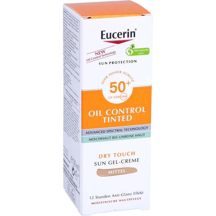 Eucerin Sun Oil C. Tinted 50+ Mittel, 50 ml CRE