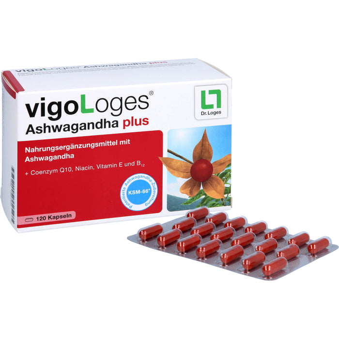 vigoLoges Ashwagandha plus Kapseln, 120 pc Capsules