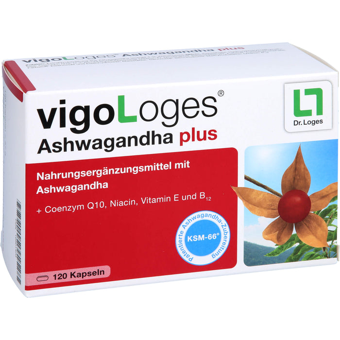 vigoLoges Ashwagandha plus Kapseln, 120 St., 120 St. Kapseln