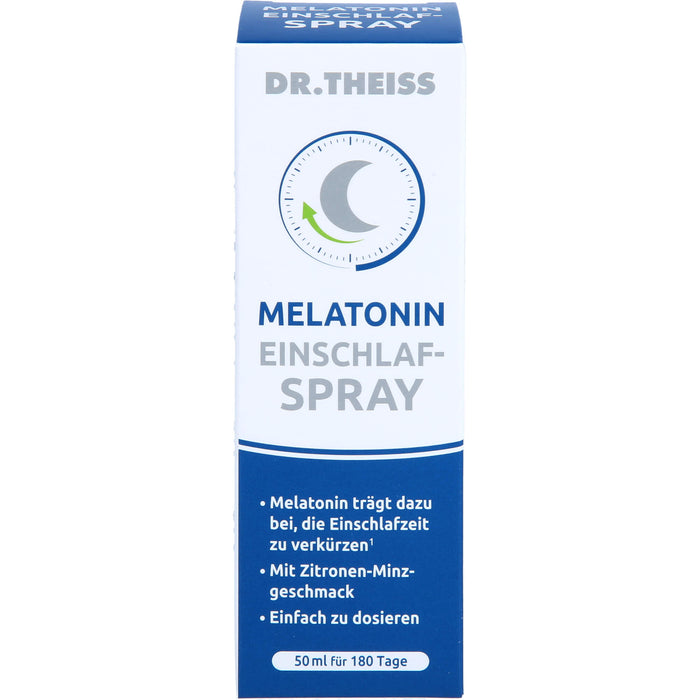 DR. THEISS Melatonin Einschlaf-Spray zur Verkürzung der Einschlafzeit, 50 ml Lösung