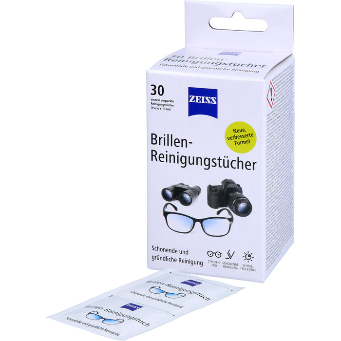 ZEISS Brillen-Reinigungstücher, 30 St. Tücher