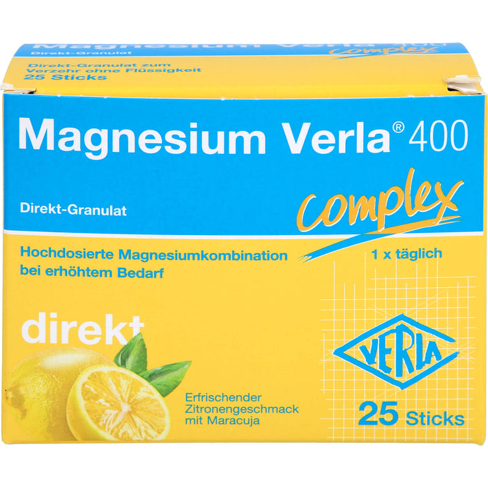 Magnesium Verla 400 Direkt-Granulat, 25 pc Sachets