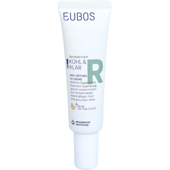 EUBOS KÜHL & KLAR Anti-Rötung CC Creme LSF 50, 30 ml CRE