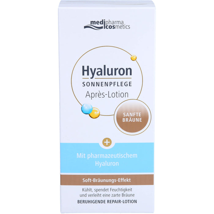 medipharma comestics Hyaluron Sonnenpflege Apres-Lotion sanfte Bräune, 150 ml Solution