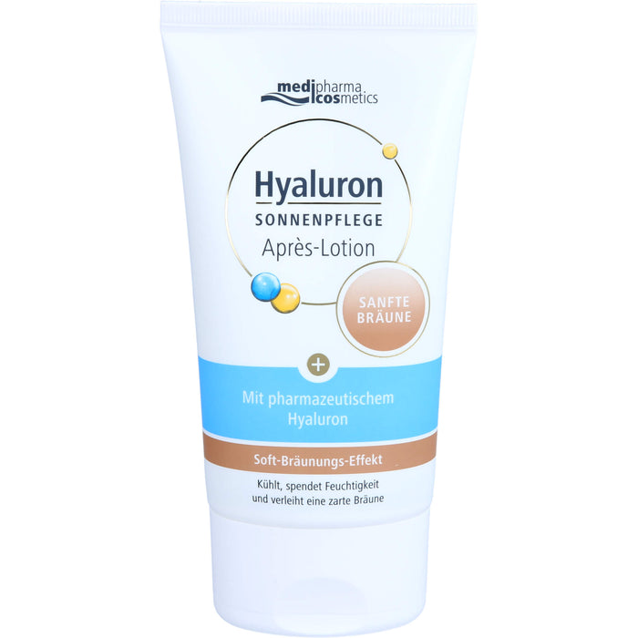 medipharma comestics Hyaluron Sonnenpflege Apres-Lotion sanfte Bräune, 150 ml Lösung