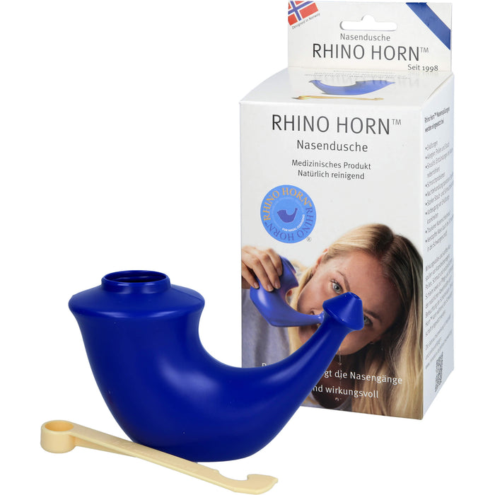 Rhino Horn Nasendusche (Blau), 1 St