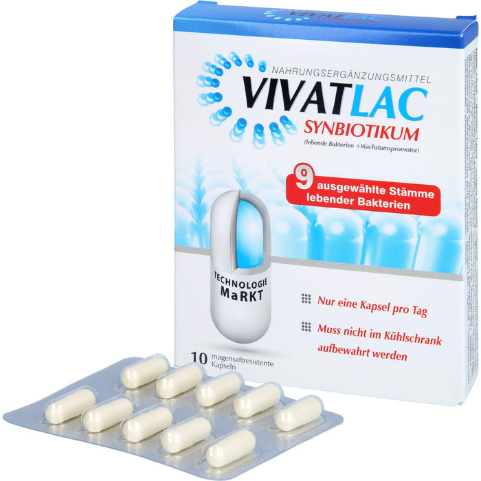 VIVATLAC Synbiotikum Kapseln, 10 pcs. Capsules