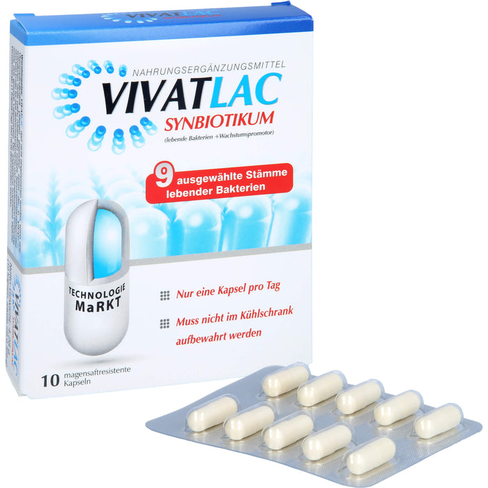 VIVATLAC Synbiotikum Kapseln, 10 pcs. Capsules