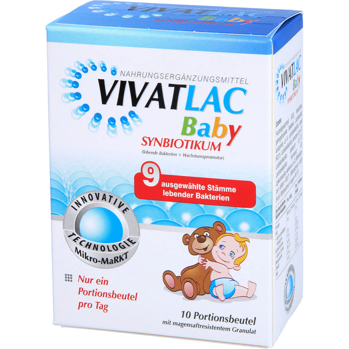 VIVATLAC BABY SYNBIOTIKUM, 10 St BEU