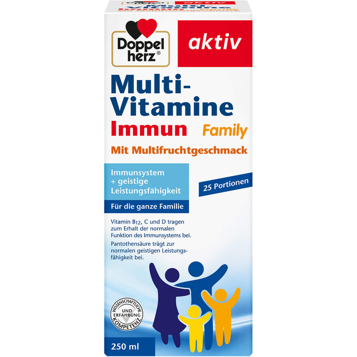 Doppelherz Multi-Vitamine Immun Family, 250 ml FLU