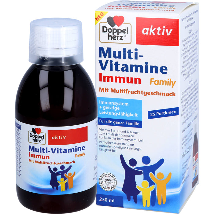 Doppelherz Multi-Vitamine Immun Family, 250 ml FLU