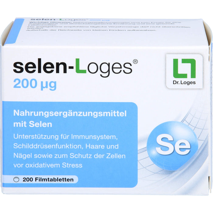 Selen-Loges 200 µg Filmtabletten, 200 pc Tablettes