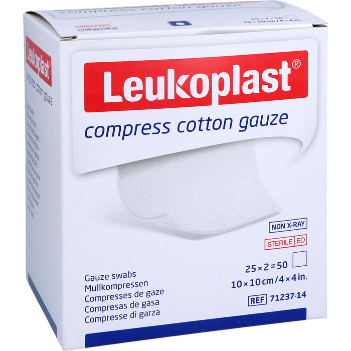 Leukoplast Mullkompressen 10 x 10 cm, 50 pc Compresses