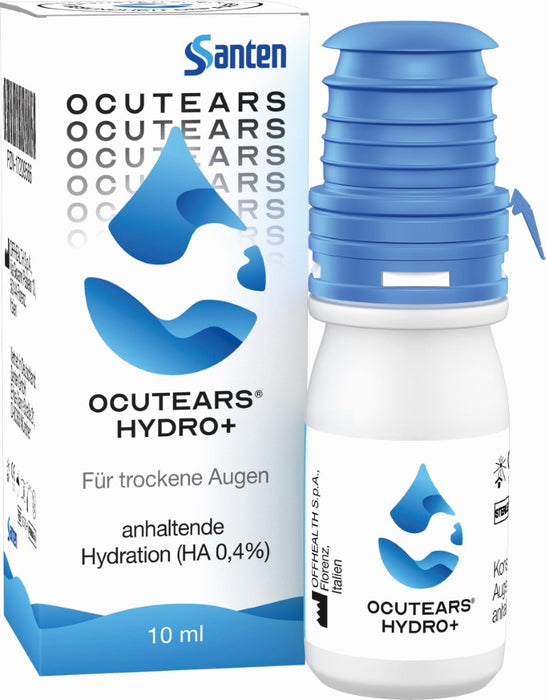 Ocutears HYDRO+ - Augentropfen bei Trockenen Augen mit Hyaluronsäure, 10 ml Solution