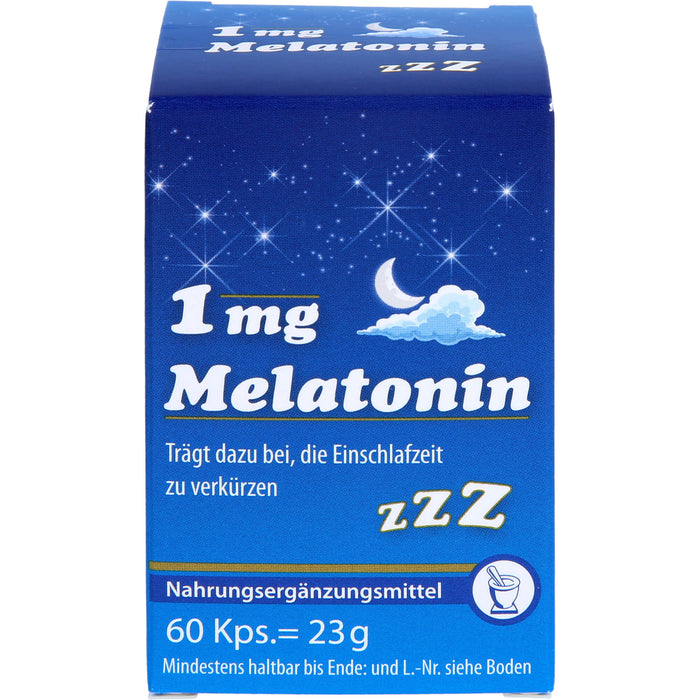 Melatonin 1mg Kapseln, 60 St KAP