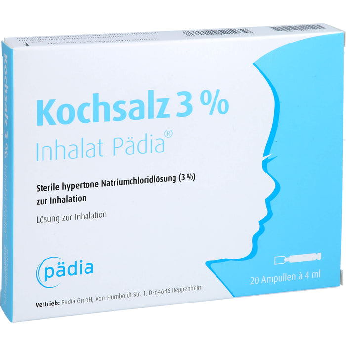 Kochsalz 3 % Inhalat Pädia, 20 St IHA