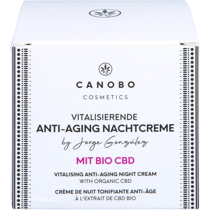 Canobo Nachtcreme Bio CBD Anti-Aging, 50 ml XNC